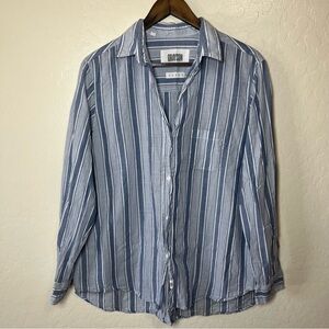 Grayson by Frank & Eileen The Hero Striped Button Down Shirt Size L